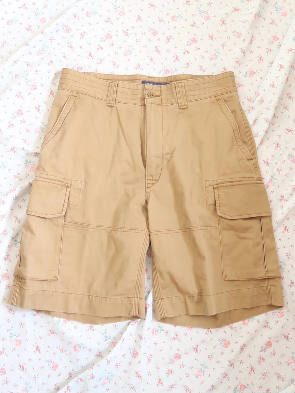Ralph Lauren Beige Cargo Shorts never worn